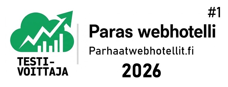 Paras webhotelli – Testivoittaja 1/2026